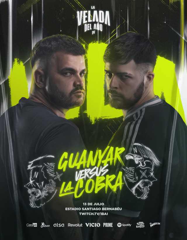 Guanyar vs La Cobra — La Velada del Año IV poster artwork