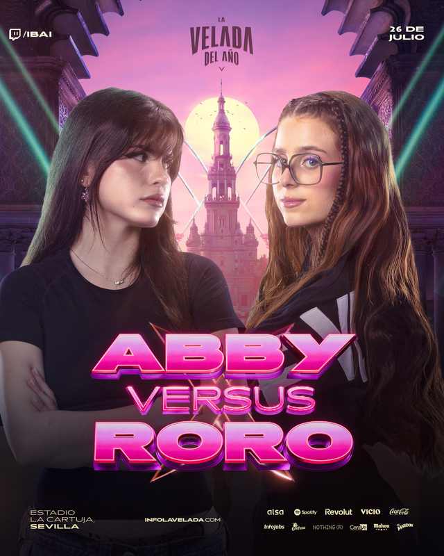 Abby vs Roro — La Velada del Año V poster artwork