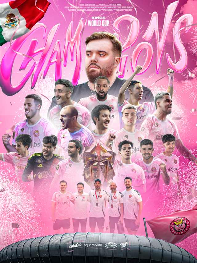Porcinos FC — Kings World Cup Champions Poster poster artwork