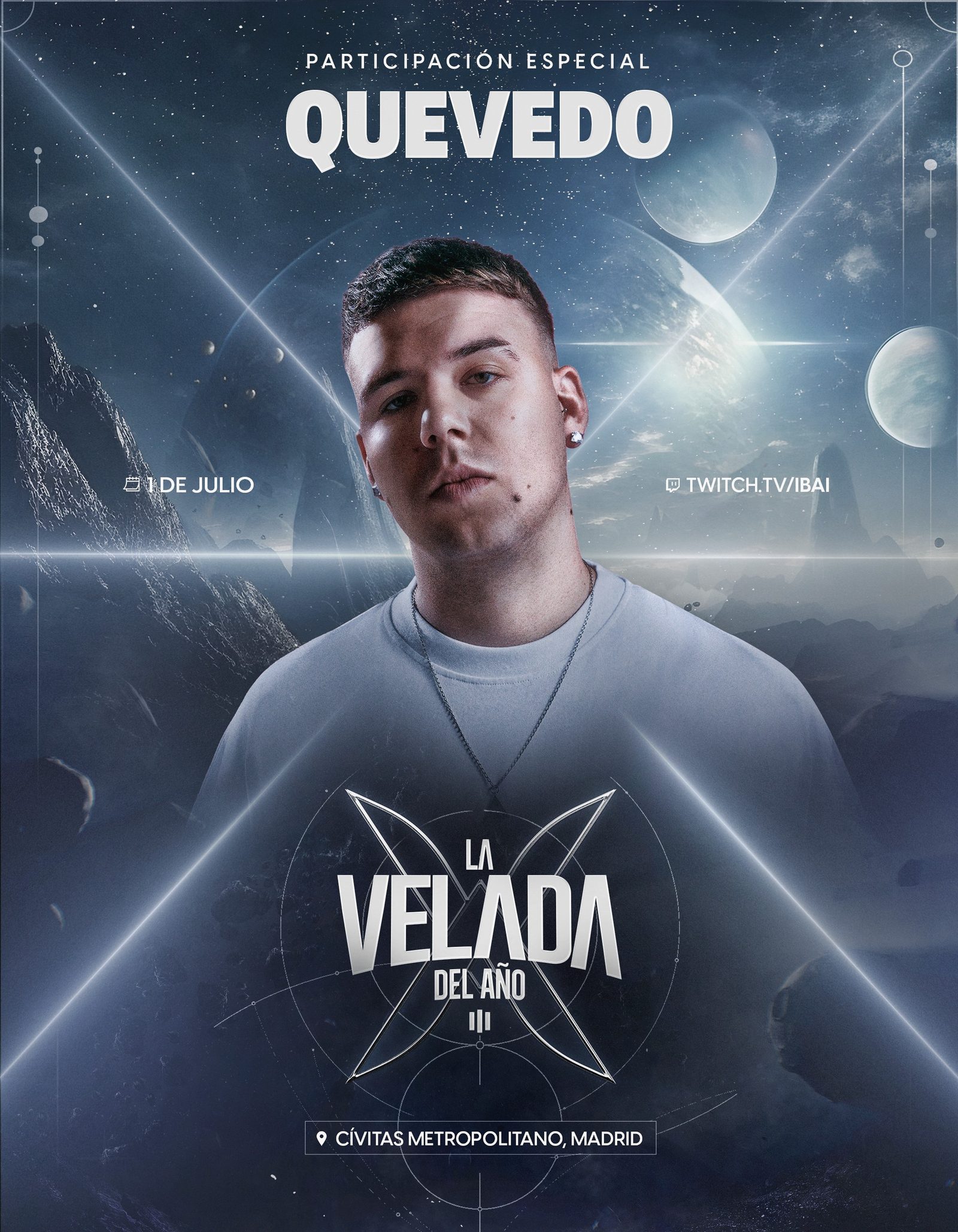 Quevedo — La Velada del Año III Artist Announcement poster artwork