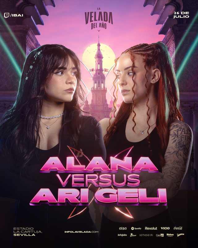 Alana vs Ari Geli — La Velada del Año V poster artwork