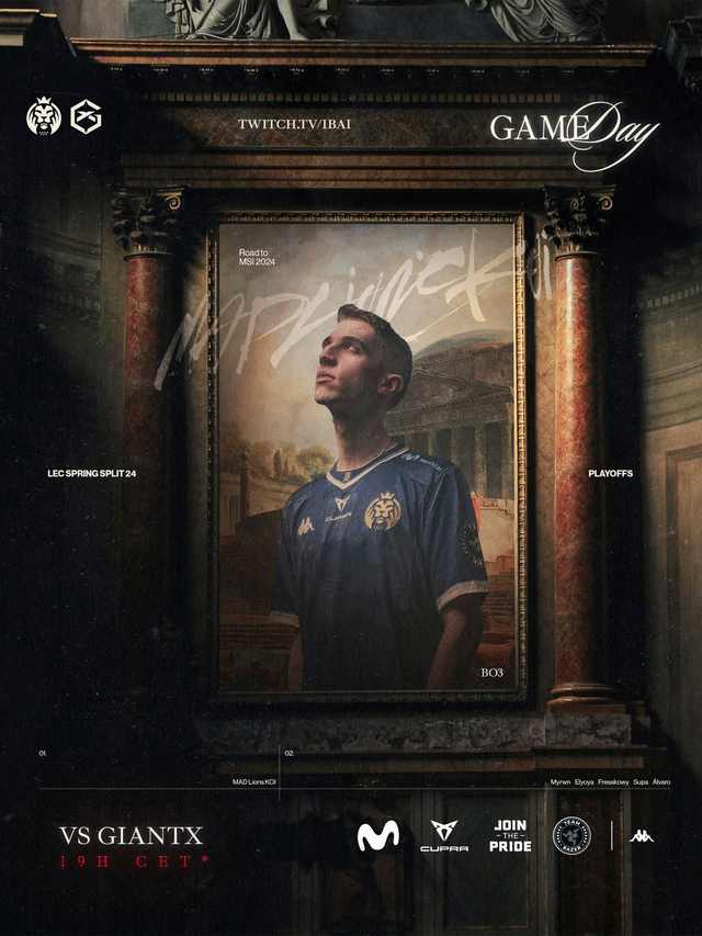 Movistar KOI vs Giantx - LEC Gameday Poster poster artwork
