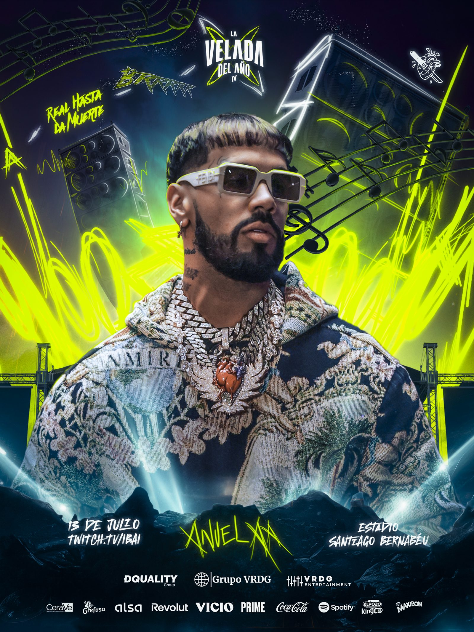 La Velada del Año IV - Anuel AA poster artwork