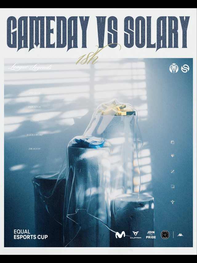 Gameday vs Solary — Equal Esports Cup poster artwork