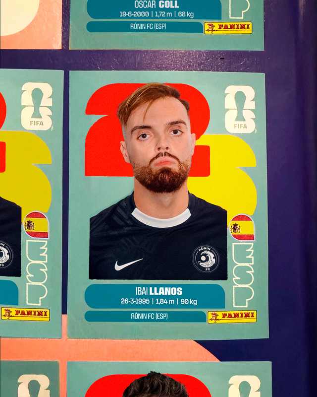 Estampita Ibai — Ronin FC poster artwork