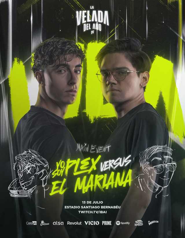 Yo Soy Plex vs El Mariana — La Velada del Año IV poster artwork