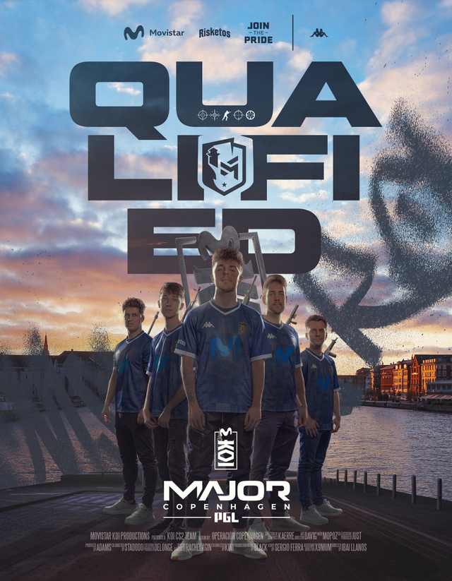 Movistar KOI — Qualified for PGL Major Copenhagen poster artwork