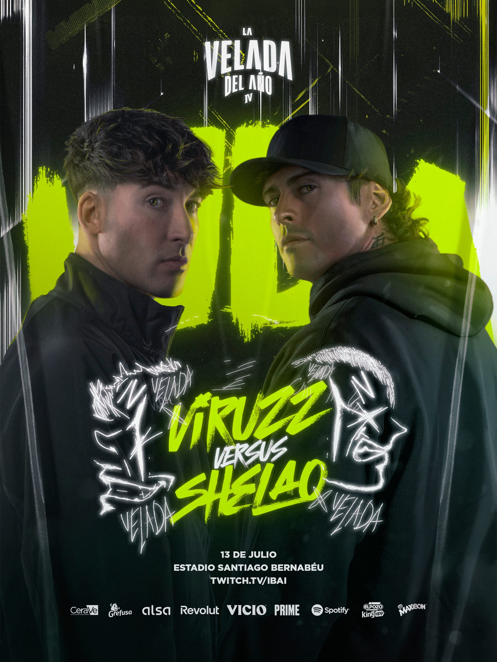 Viruzz vs Shelao — La Velada del Año IV Poster poster artwork