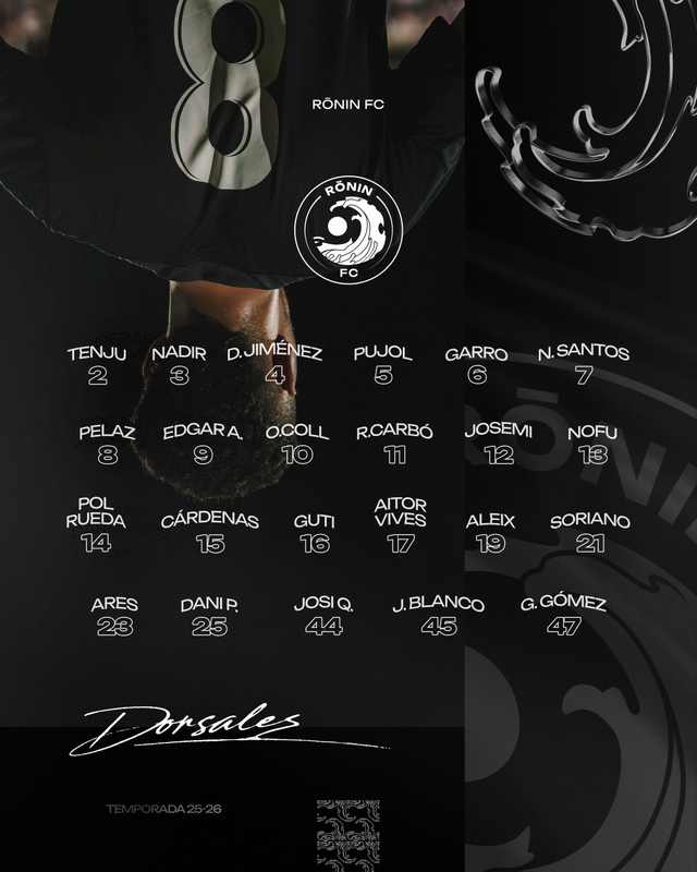 Dorsales — Ronin FC poster artwork