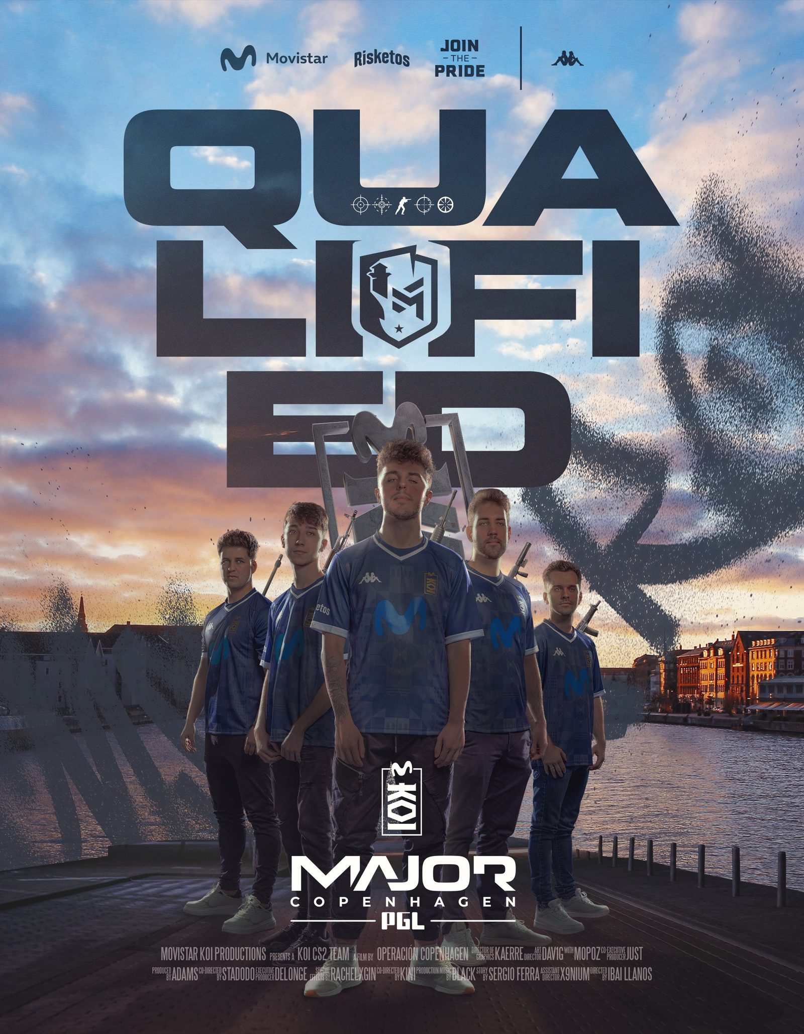 Movistar KOI — Qualified for PGL Major Copenhagen poster artwork