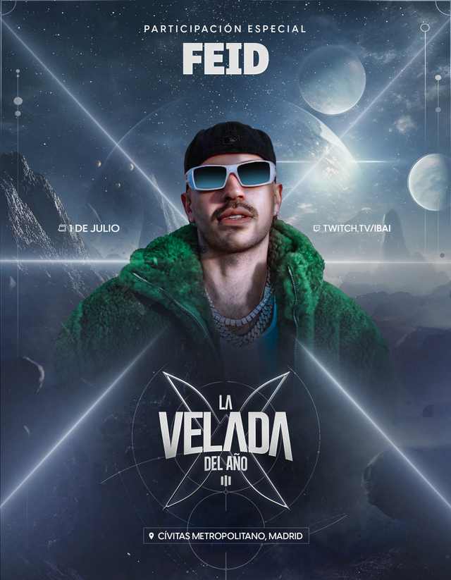 Feid — La Velada del Año III Artist Announcement poster artwork