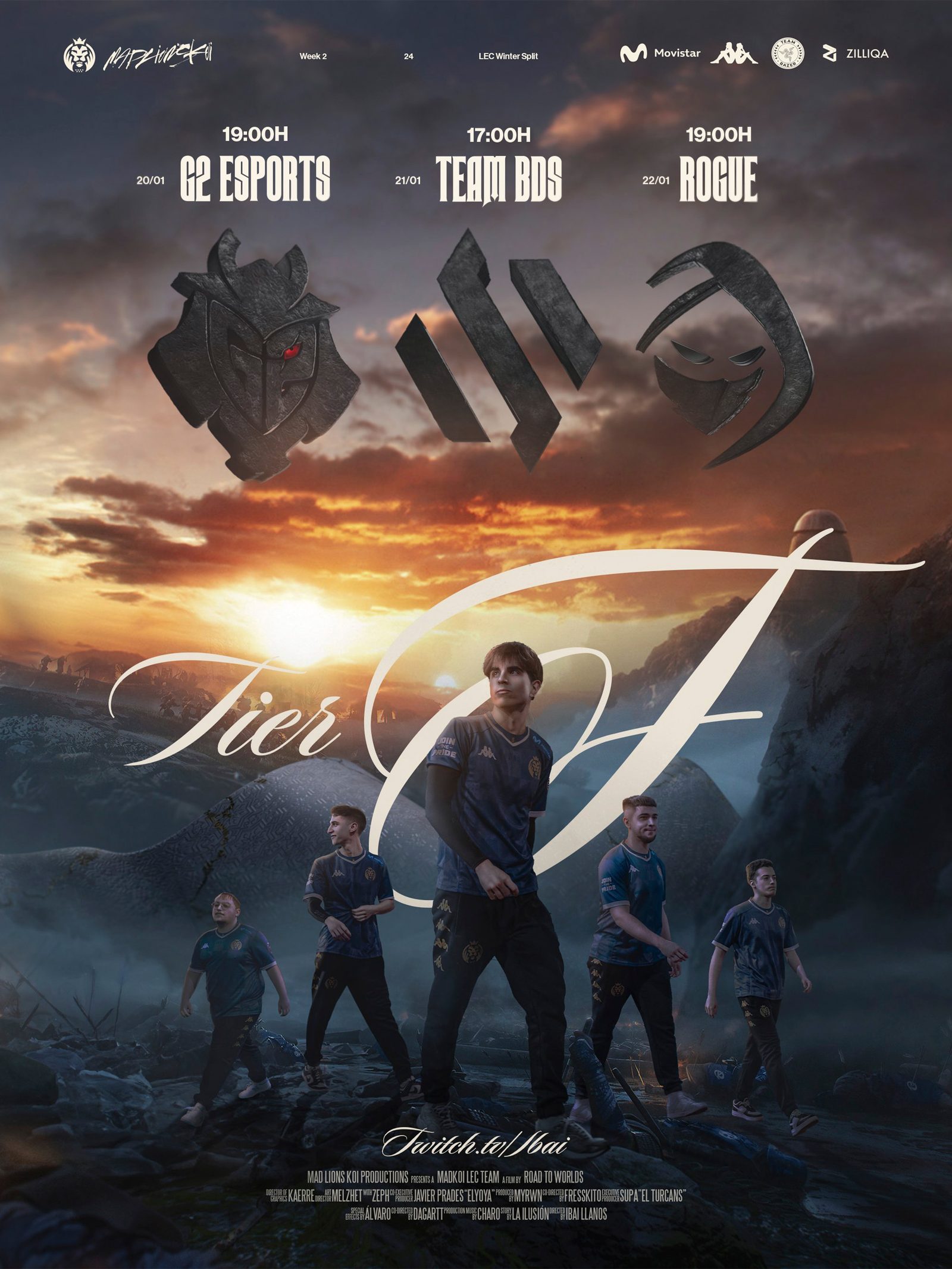 Movistar KOI — LEC Superweek Poster poster artwork