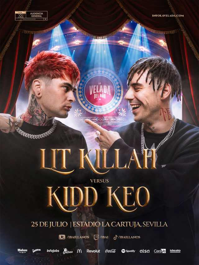 Lit Killah vs Kidd Keo — La Velada del Año VI Poster poster artwork