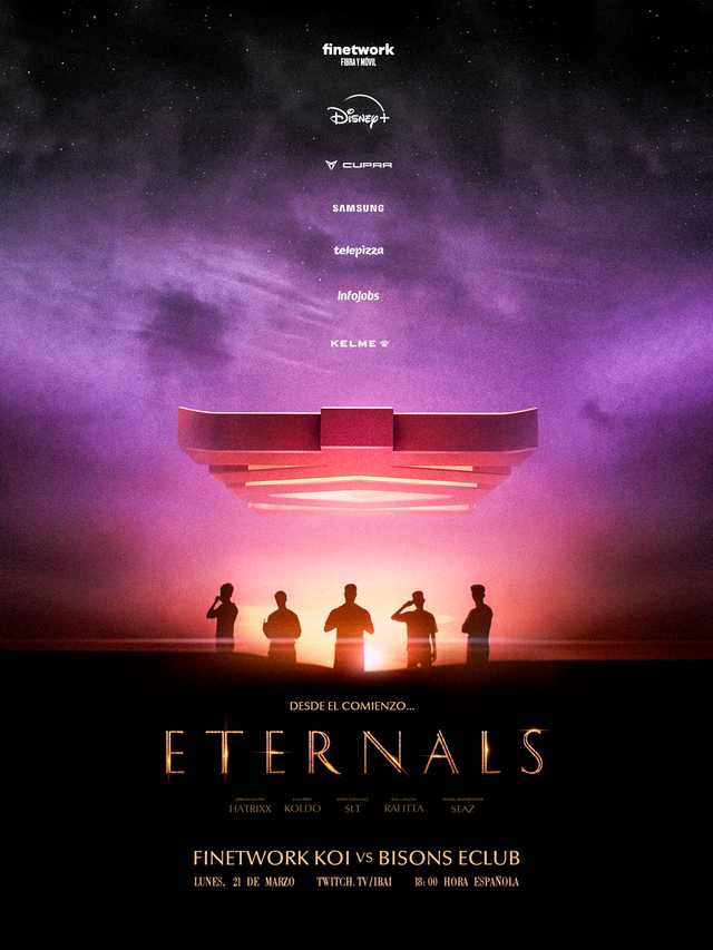 KOI x Eternals - Collaborative Promotional Poster poster artwork