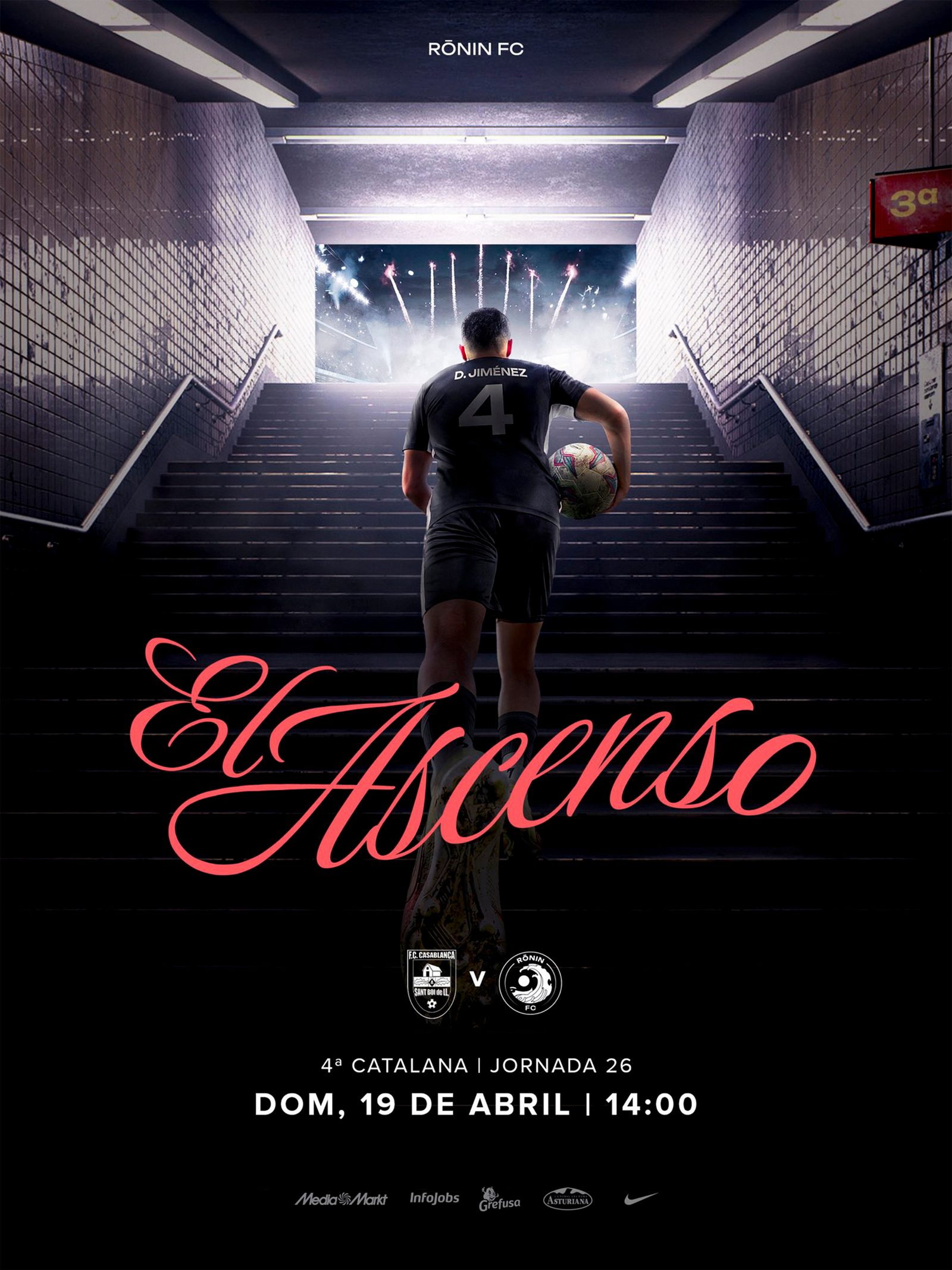El Ascenso — Ronin FC Promotion Match Poster poster artwork