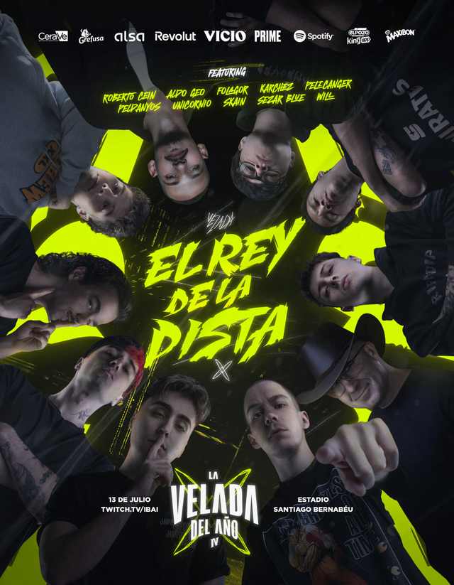 El Rey de la Pista — La Velada del Año IV poster artwork