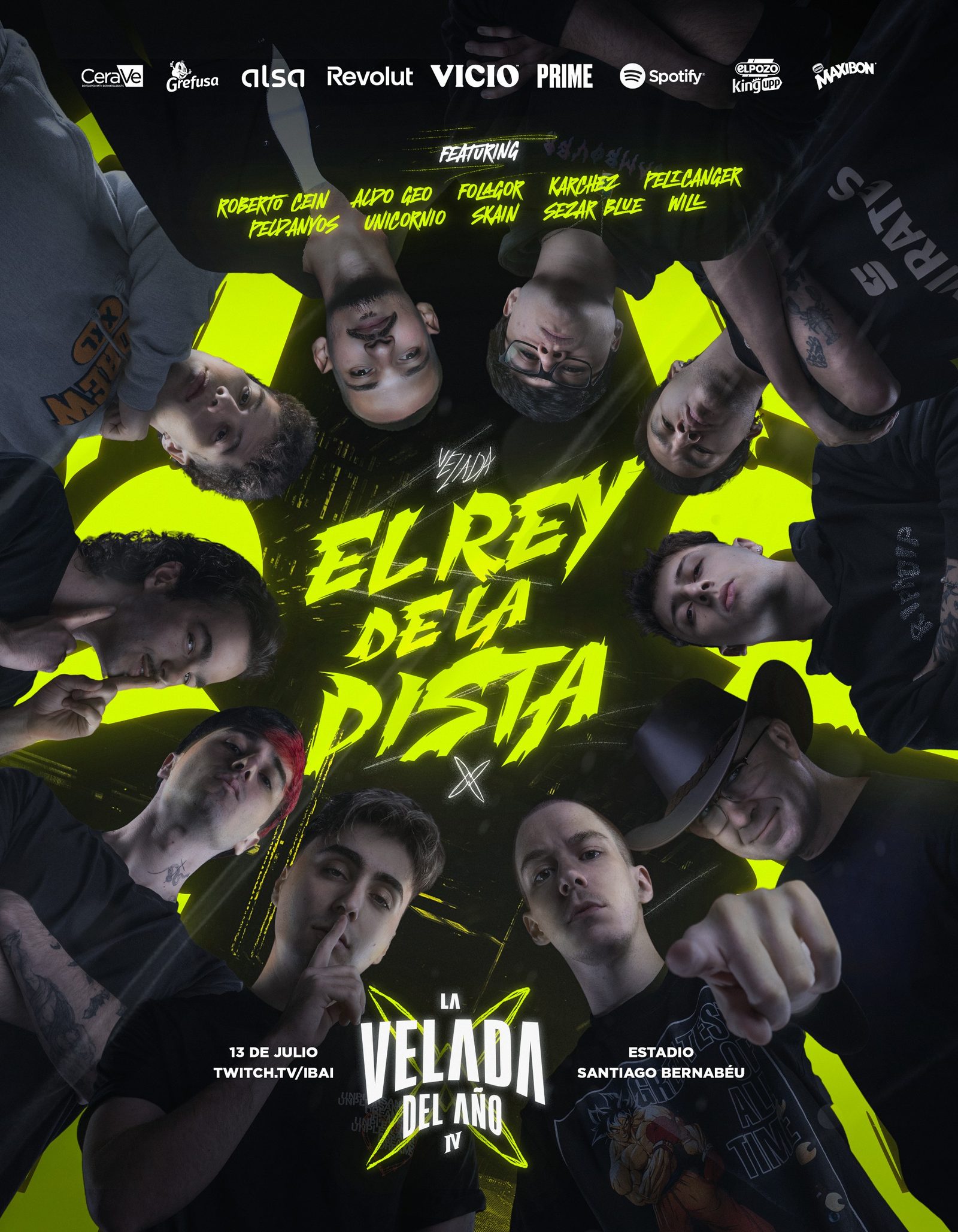 El Rey de la Pista — La Velada del Año IV poster artwork