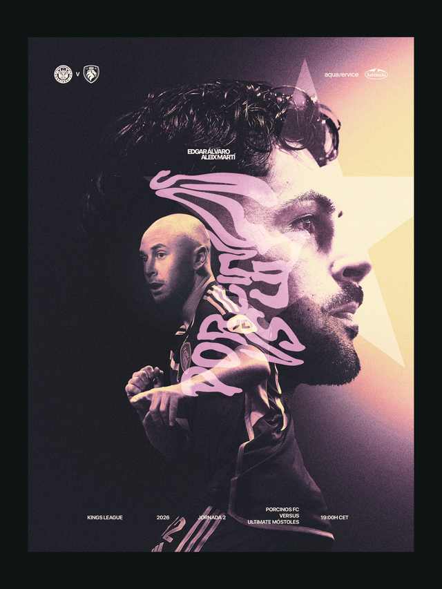 vs ULT — Porcinos FC Kings League poster artwork