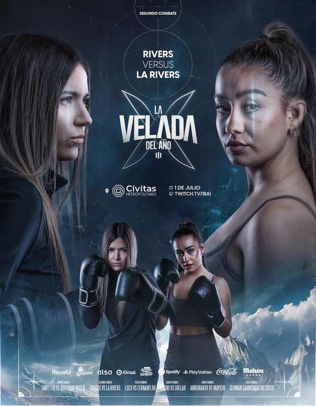 Rivers vs La Rivers — La Velada del Año III poster artwork