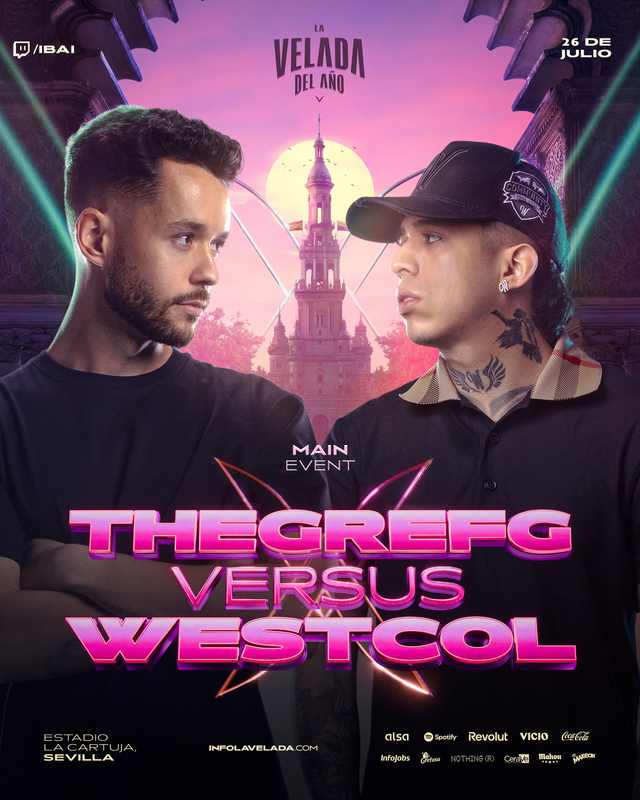TheGrefg vs WestCol — La Velada del Año V poster artwork