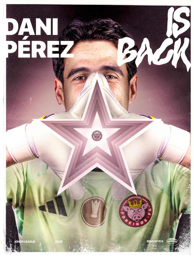 Vuelve Dani Pérez — Porcinos FC poster artwork