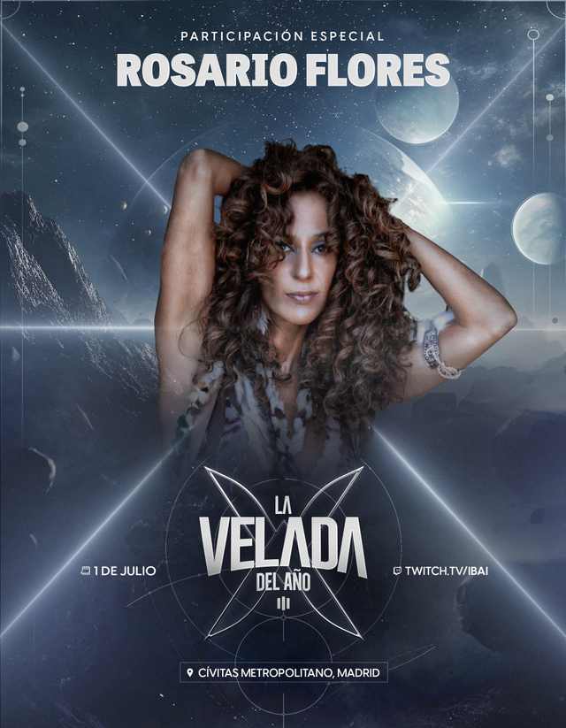 Rosario Flores — La Velada del Año III Artist Announcement poster artwork