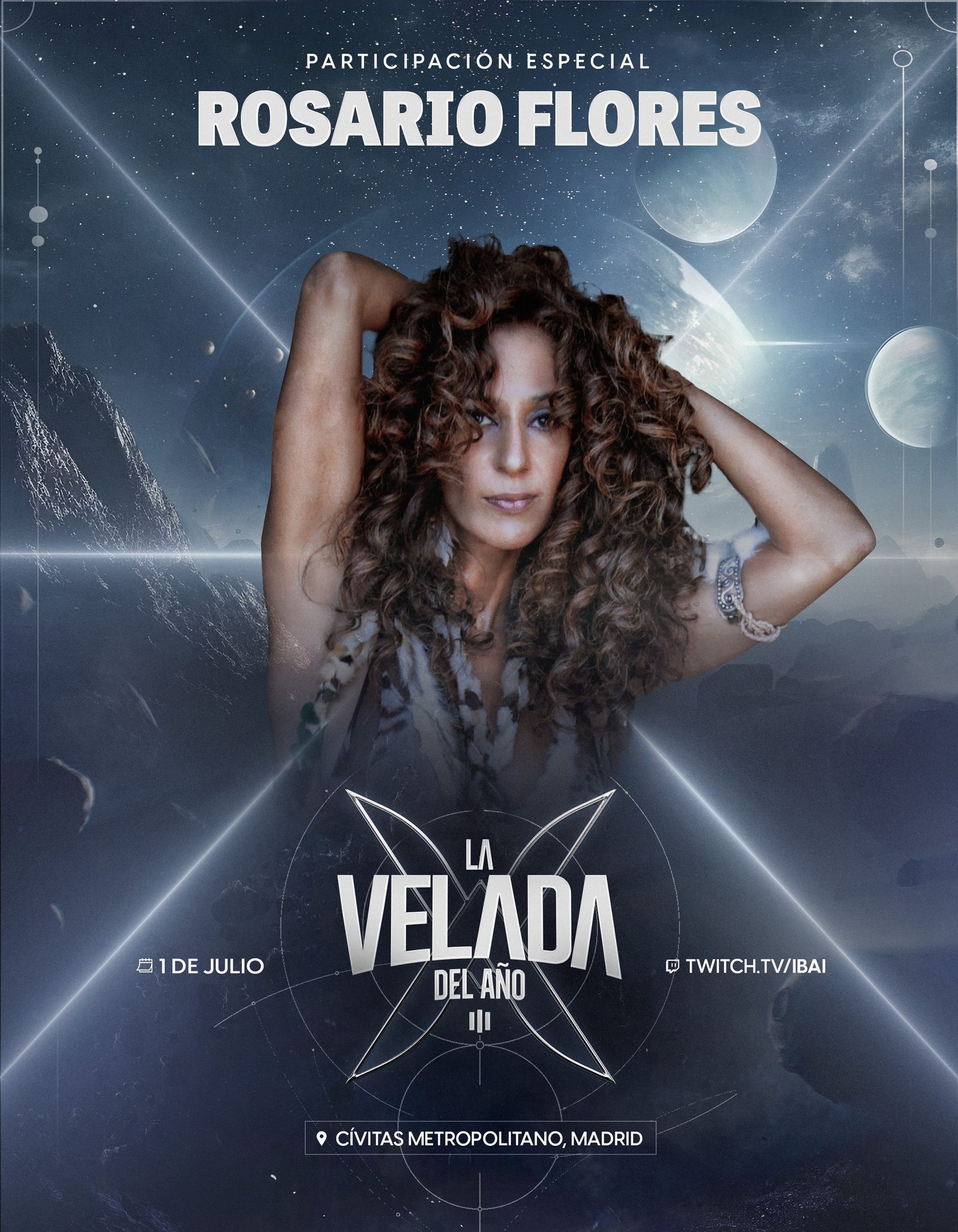 Rosario Flores — La Velada del Año III Artist Announcement poster artwork