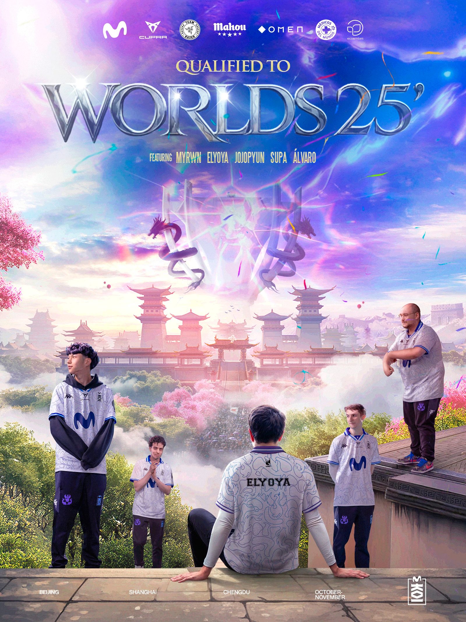 Movistar KOI — Worlds 2025 Qualification Poster poster artwork