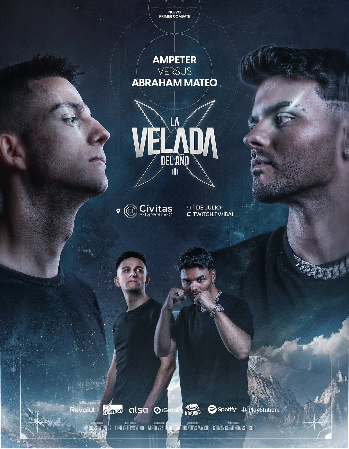 Ampeter vs Abraham — La Velada del Año III