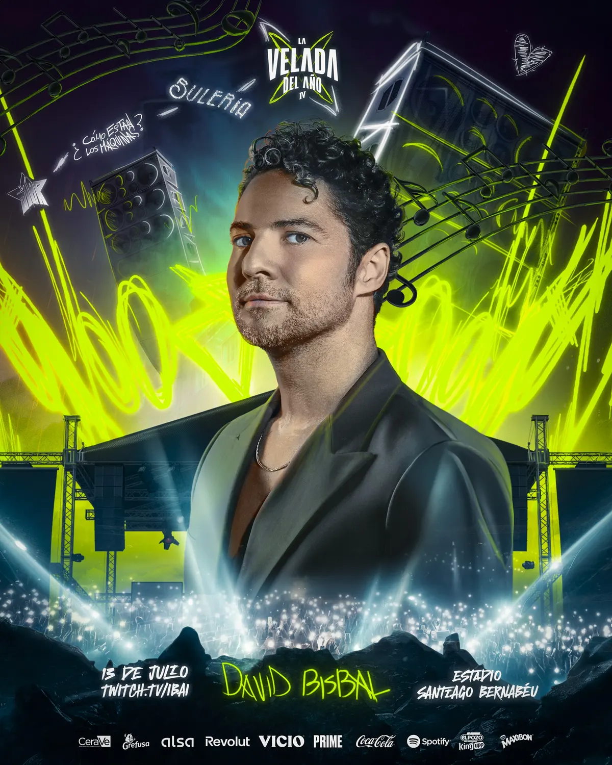 David Bisbal — La Velada del Año IV Artist Announcement