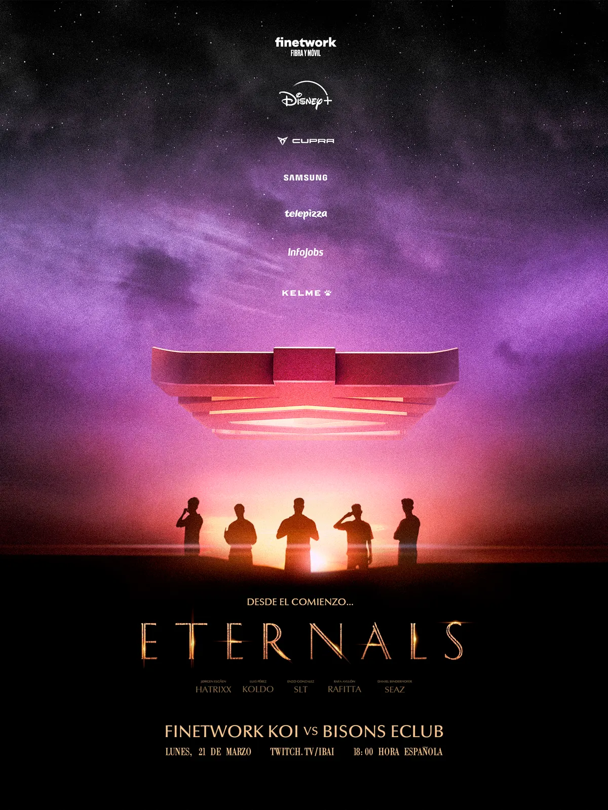 KOI x Eternals - Collaborative Promotional Poster