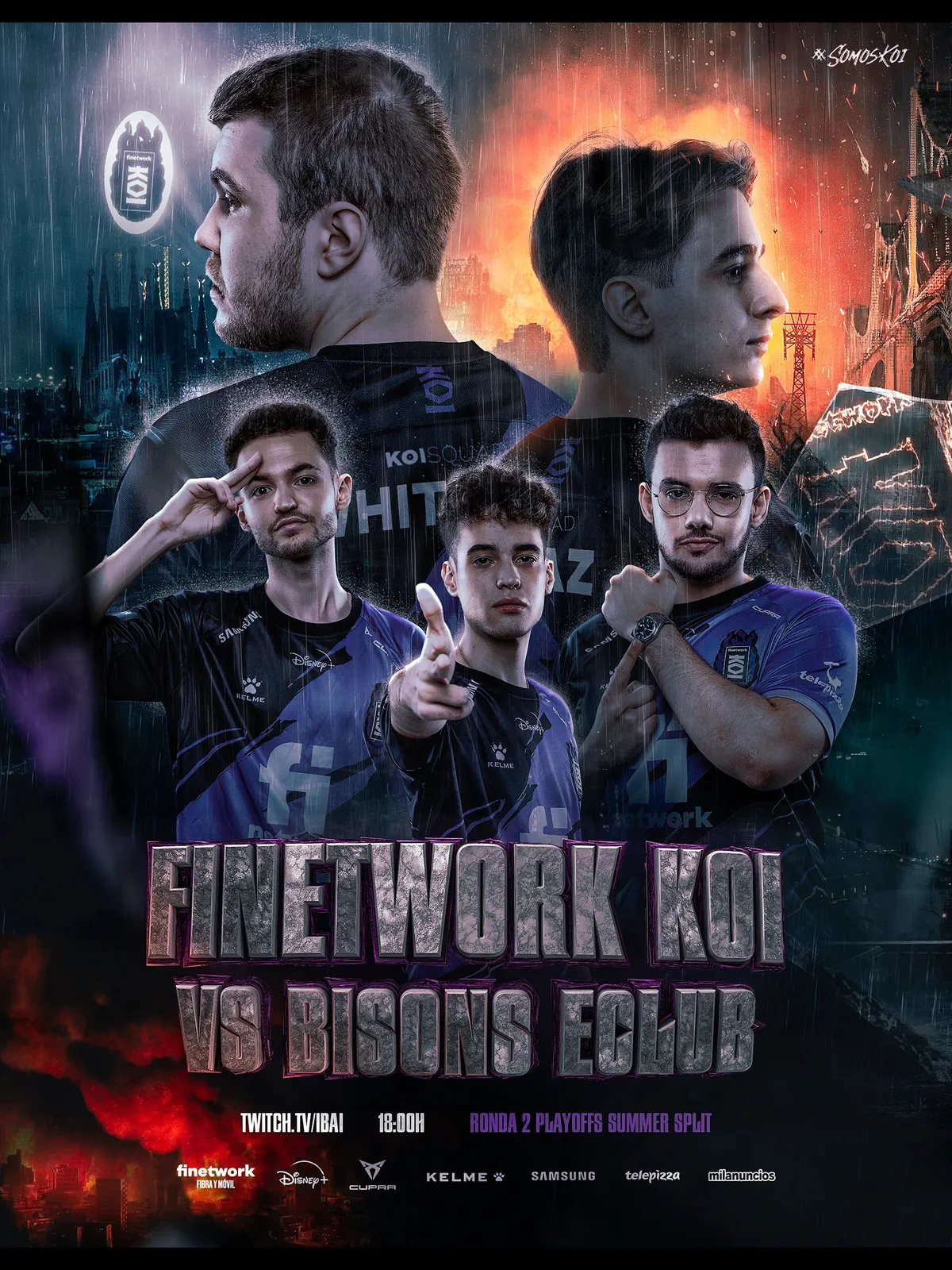 Finetwork KOI vs Bisons Eclub — Playoffs Summer Split