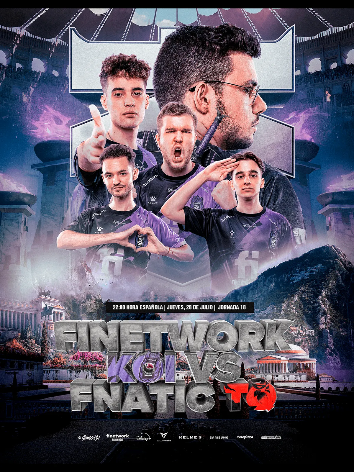 Finetwork KOI vs Fnatic — LEC Jornada 18