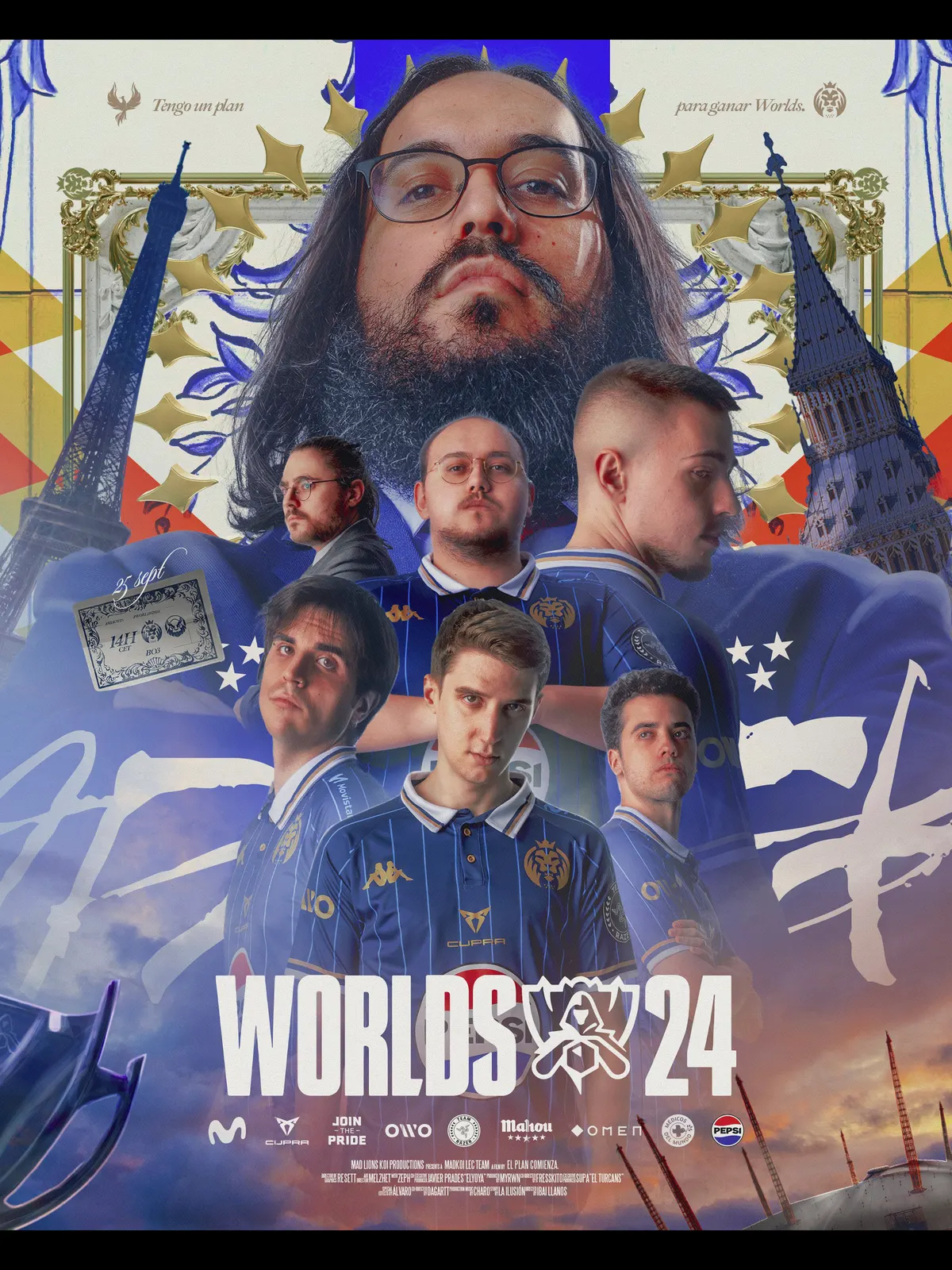 Movistar KOI — Worlds 2024 Promotional Poster
