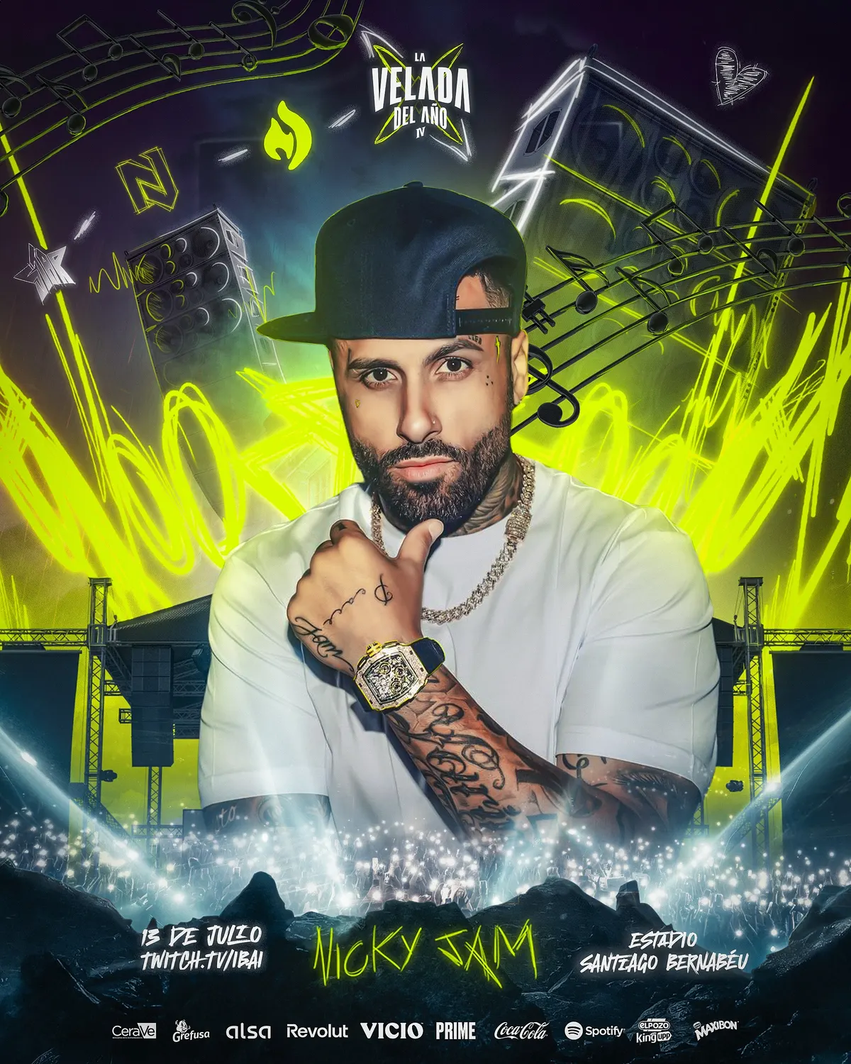 Nicky Jam — La Velada del Año IV Artist Announcement