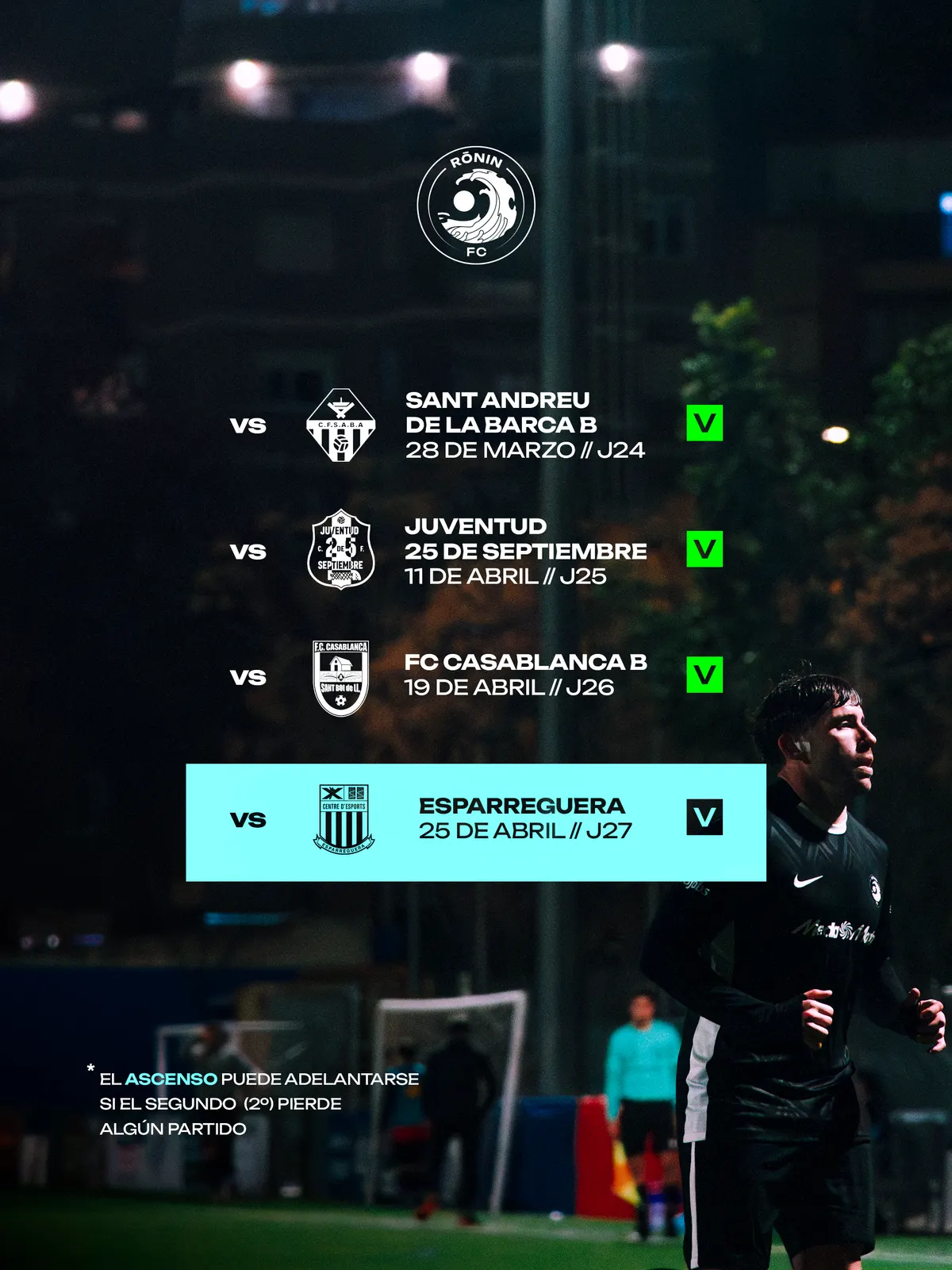 Póster 01 — Ronin FC